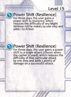 Power Shift (resilience) - Custom Card