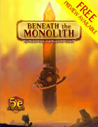 Beneath the Monolith FREE PREVIEW