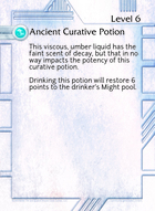 Ancient Curative Potion - Custom Card