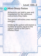 Mind-sharp Potion - Custom Card