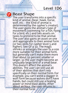 Beast Shape - Custom Card