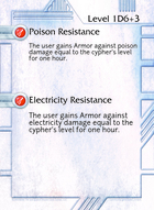 Poison Resistance - Custom Card