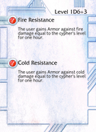 Fire Resistance - Custom Card
