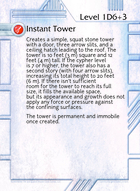 Instant Tower - Custom Card