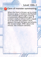 Gem Of Monster Summoning - Custom Card