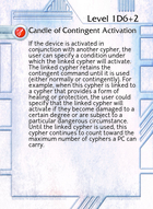 Candle Of Contingent Activation - Custom Card