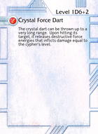 Crystal Force Dart - Custom Card