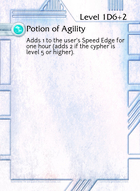 Potion Of Agility - Custom Card