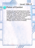 Potion Of Comfort - Custom Card