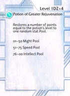 Potion Of Greater Rejuvenation - Custom Card