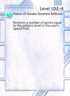 Potion Of Greater Soothed Reflexes - Custom Card