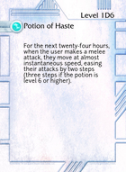 Potion Of Haste - Custom Card