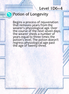 Potion Of Longevity - Custom Card