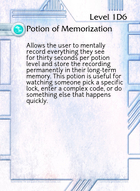 Potion Of Memorization - Custom Card