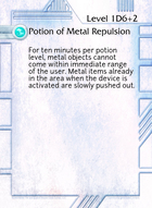 Potion Of Metal Repulsion - Custom Card