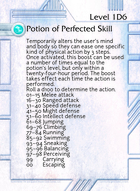 Potion Of Perfected Skill - Custom Card