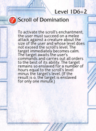 Scroll Of Domination - Custom Card