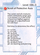Scroll Of Protective Aura - Custom Card