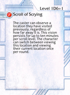 Scroll Of Scrying - Custom Card