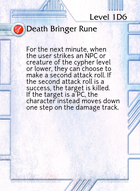 Death Bringer Rune - Custom Card