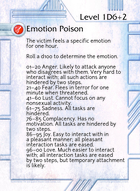 Emotion Poison - Custom Card