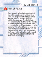 Idol Of Peace - Custom Card