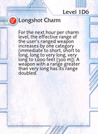 Longshot Charm - Custom Card