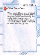 Oil Of Grey Ooze - Custom Card