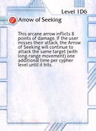 Arrow Of Seeking - Custom Card