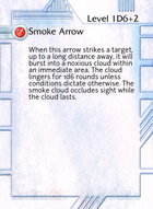 Smoke Arrow - Custom Card