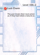 Luck Charm - Custom Card