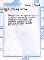 Lightning Arrow - Custom Card