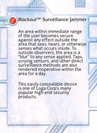 Blackout™ Surveillance Jammer - Custom Card
