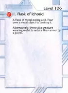 1. Flask Of Ichorid - Custom Card