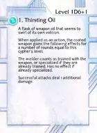 1. Thirsting Oil - Custom Card
