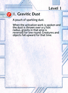 1. Gravitic Dust - Custom Card