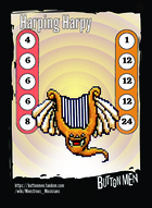 Harping Harpy - Custom Card