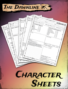 The Dawnline - Character Sheets