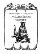101 Lesser Demons to Summon
