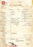 Fateforge - Character Sheet