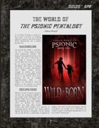 D6xD6 RPG Psionic Pentalogy World Setting
