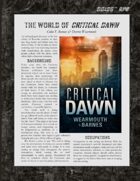 D6xD6 RPG Critical Dawn World Setting