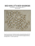 Red Rolly's Red Raiders - An Adventure for Four Suit Dungeon Delve, 1.1
