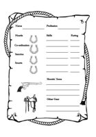 Sheriff character sheet