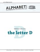 Alphabet Soup, GM Advice Document, the Letter D