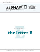 Alphabet Soup, GM Advice Document, the Letter E