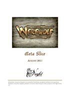 Mind's Eye Theatre: Werewolf The Apocalypse Beta Slice Playtest Rules