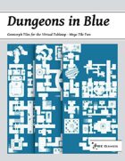 Dungeons in Blue - Mega Tile Two
