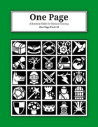 One Page Pack #6 [BUNDLE]