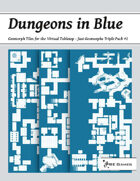 Dungeons in Blue - Just Geomorphs Triple Pack #2 [BUNDLE]